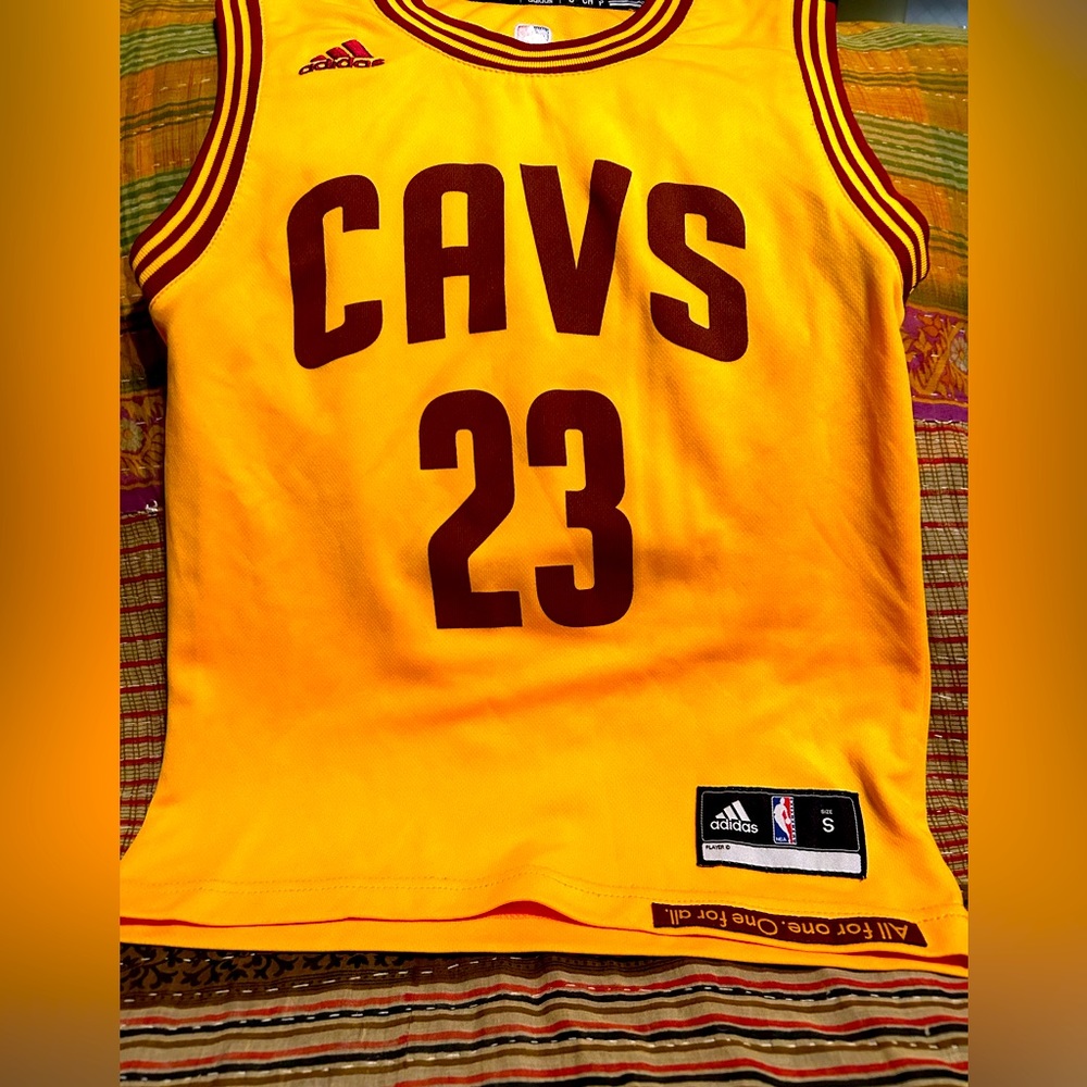 Youth S (8) LeBron James Jersey: Cavs Gold